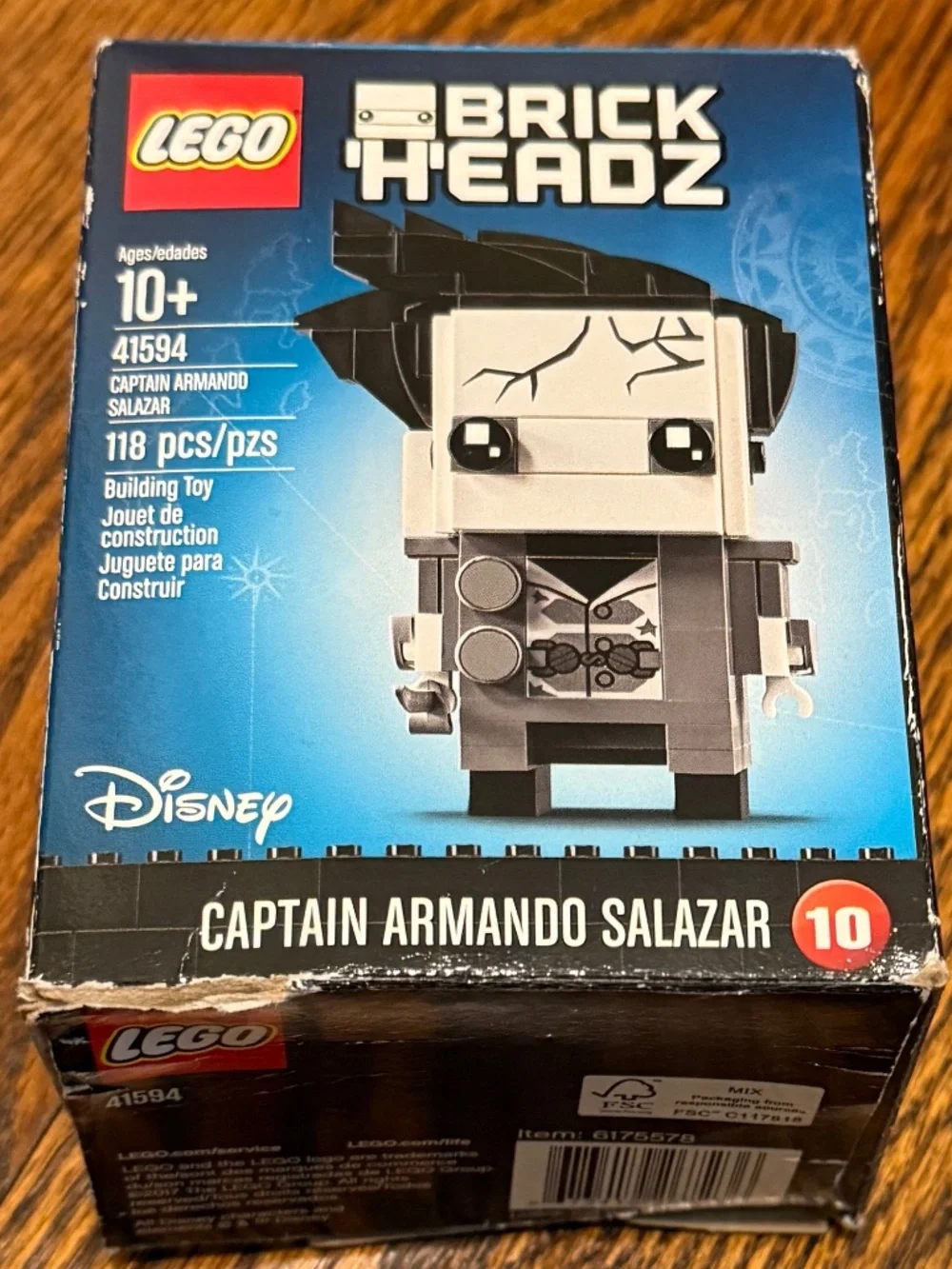 Lego Disney Brick Headz Captain Armando Salazar